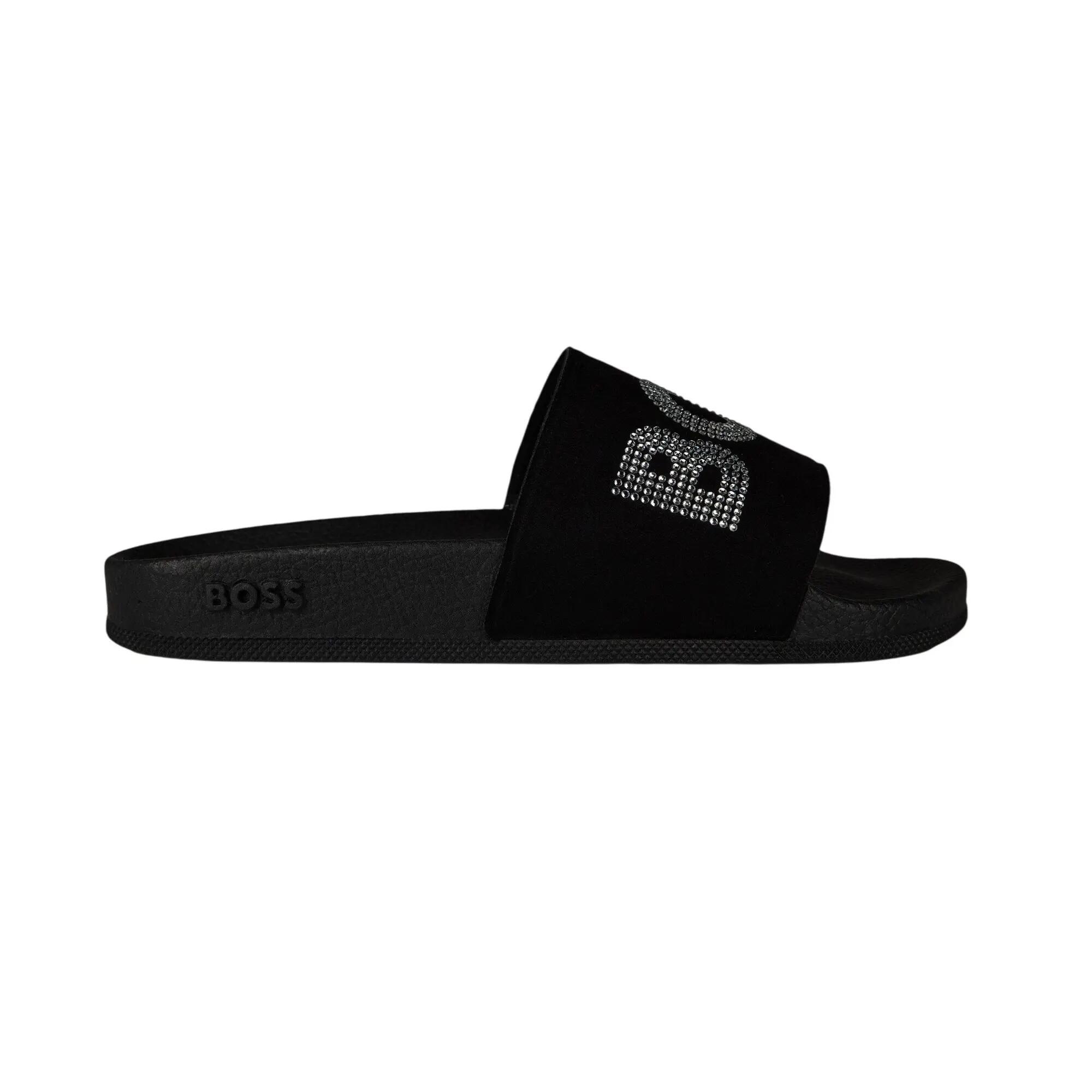 Ciabatte Strass PiscinaDonna Boss Nero 3/4
