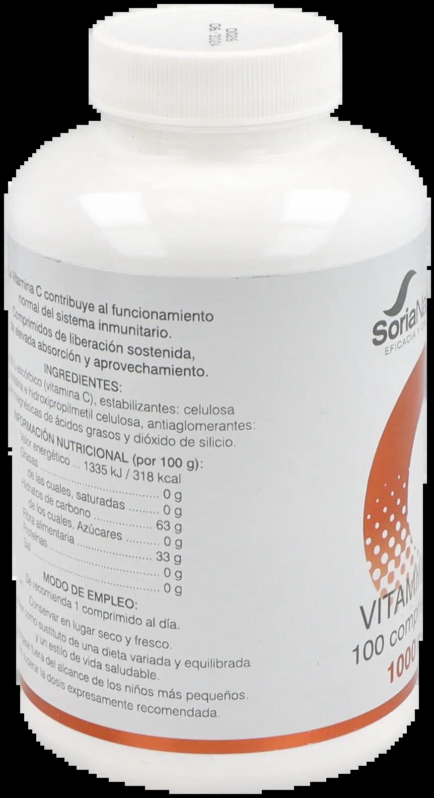 Vitamina C Liberación Sostenida 100 Cápsulas 3/3