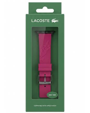 Correa de silicona Lacoste para Apple Watch 38/40 mm Fucsia
