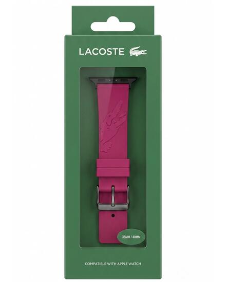 Correa de silicona Lacoste para Apple Watch 38/40 mm Fucsia