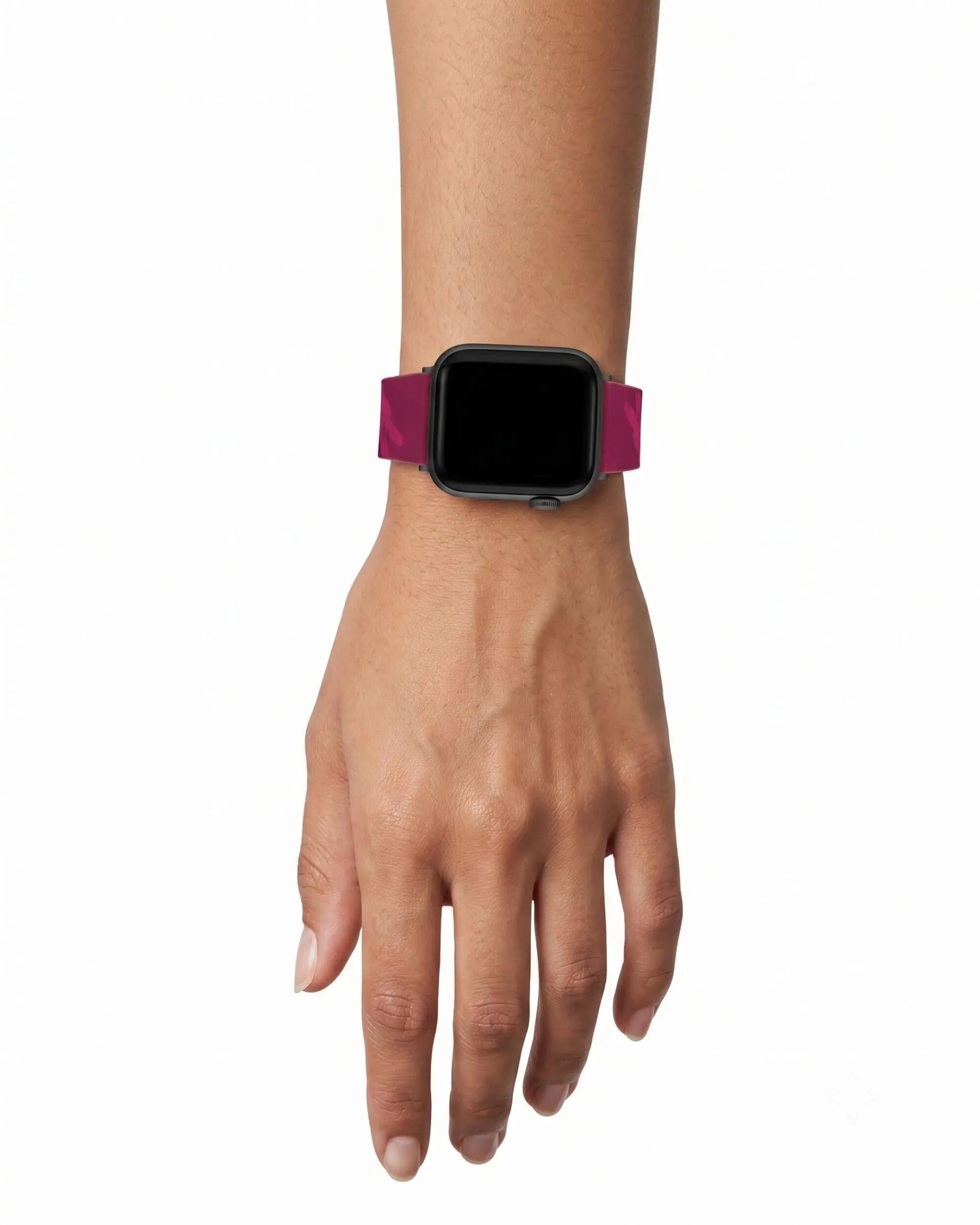Bracelet en silicone Lacoste pour Apple Watch 38/40 mm Fuchsia 5/5