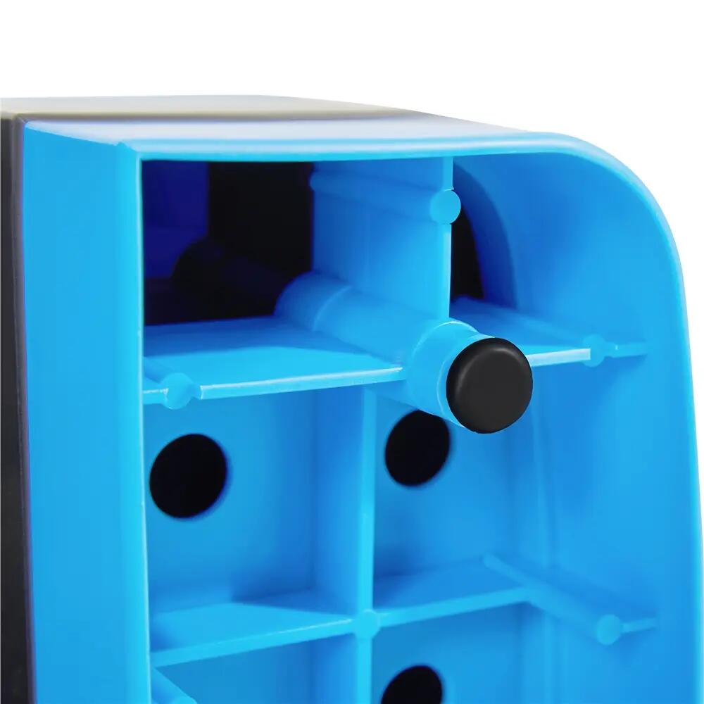 Aerobic-Stepper Steppbrett Höhenverstellbar für Zuhause/Büro Blau 8/9