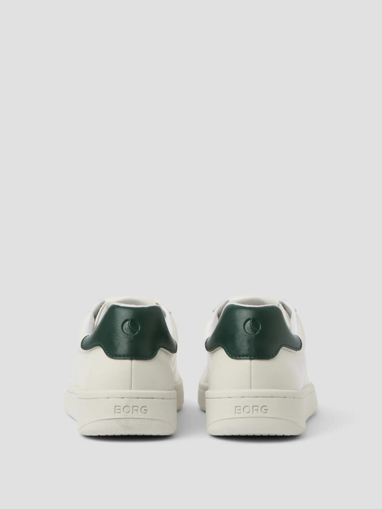 bjorn_borg DEUCE buty tenisowe UNISEX WHITE - GREEN 3/3