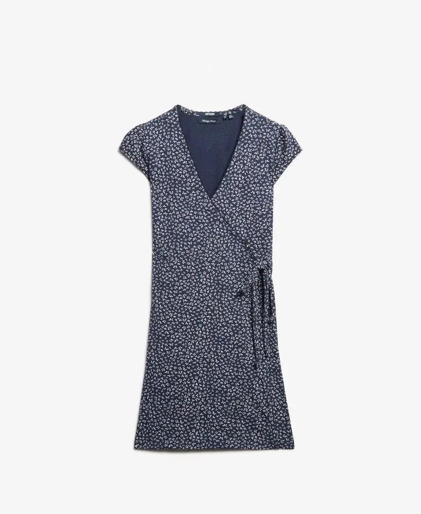 superdry Vestido envelope Athletic Essential em algodão com elastano 7/7