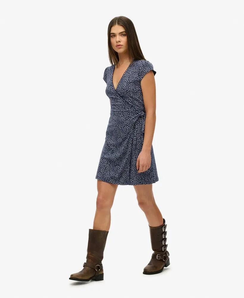 superdry Vestido envelope Athletic Essential em algodão com elastano 4/7