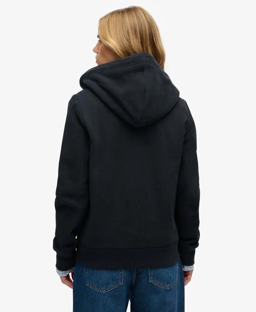 superdry Sudadera con cremallera Essential Logo Half Brushed 5/5