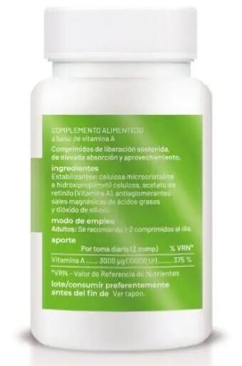 Vitamina A 60 Comprimidos 2/2