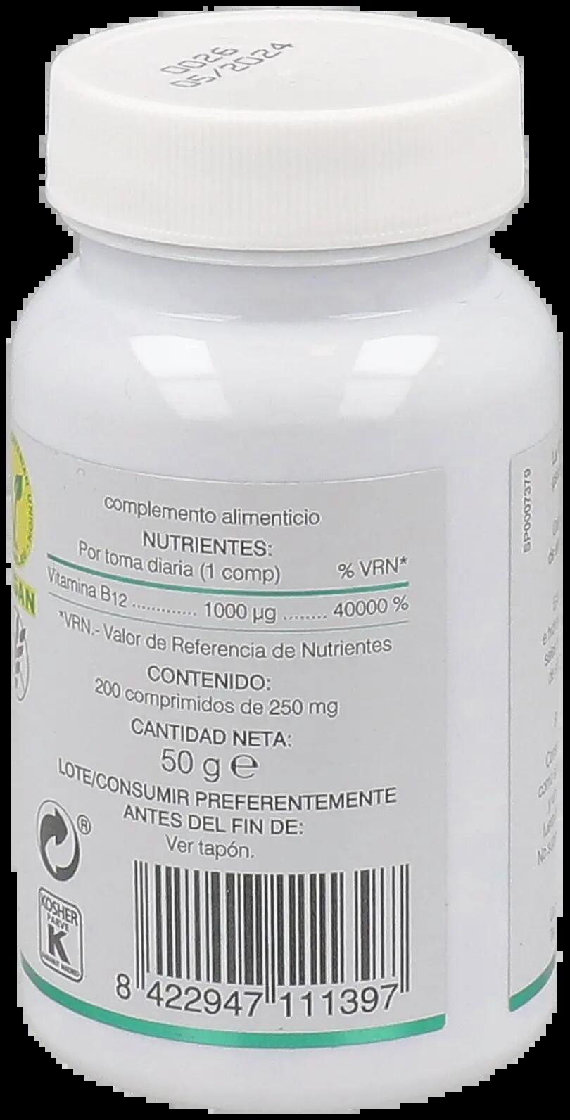 Soria Natural Vitamina B12 200 Comp X 250 Mg Lib Prolongada 2/3