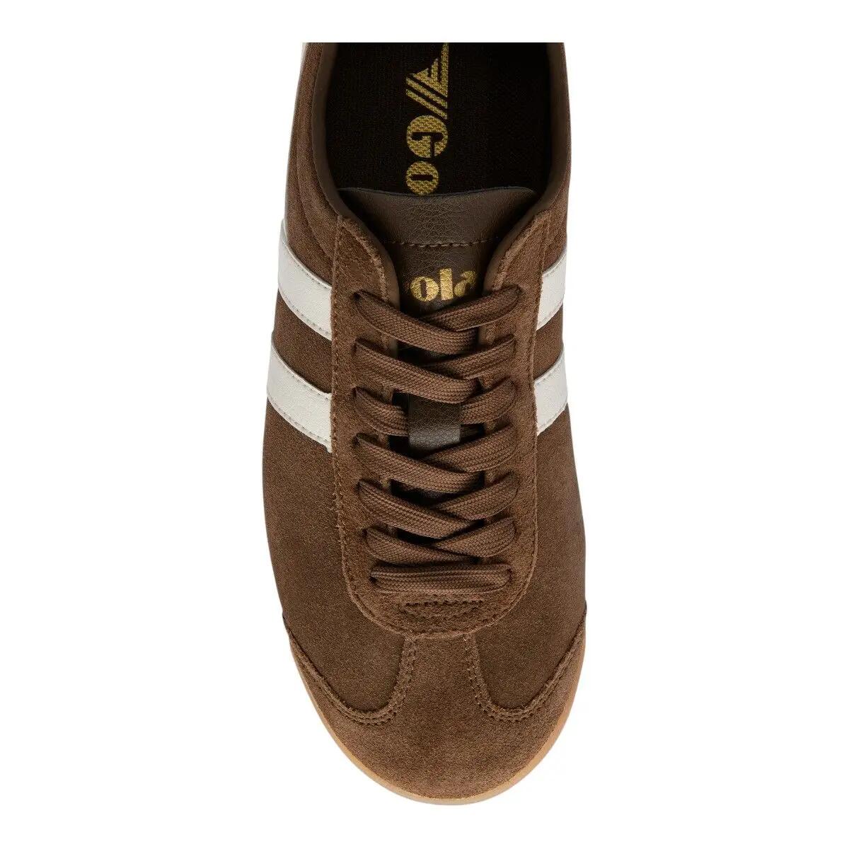 Baskets Femme Baskets Gola BULLET SUEDE Marron Gola 5/5