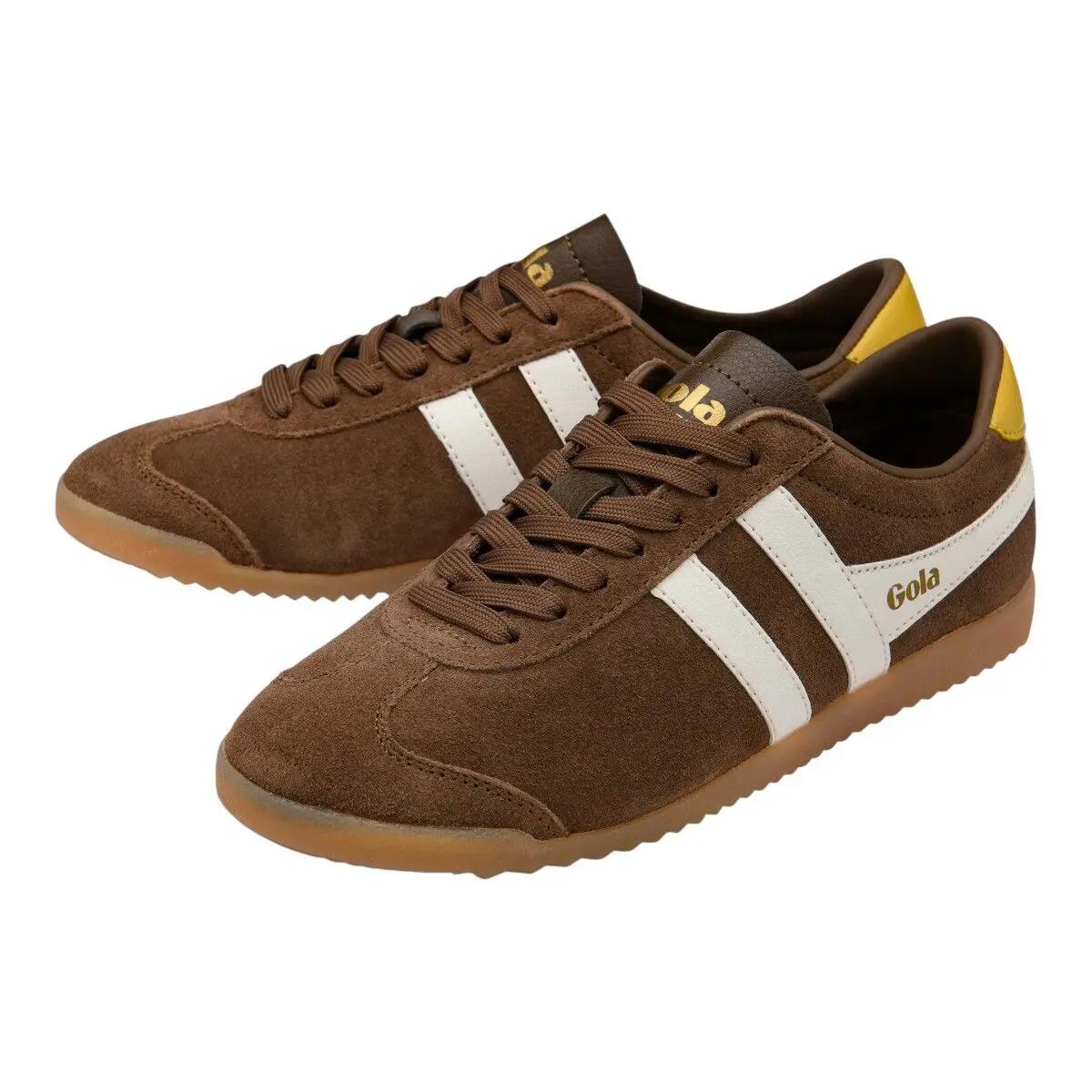Baskets Femme Baskets Gola BULLET SUEDE Marron Gola 3/5