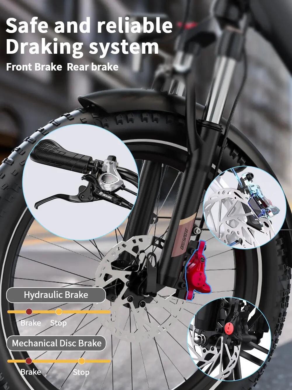 Triciclo elettrico ONESPORT OT30 Pro, Batteria 48V 18Ah, pneumatici 20" 9/10
