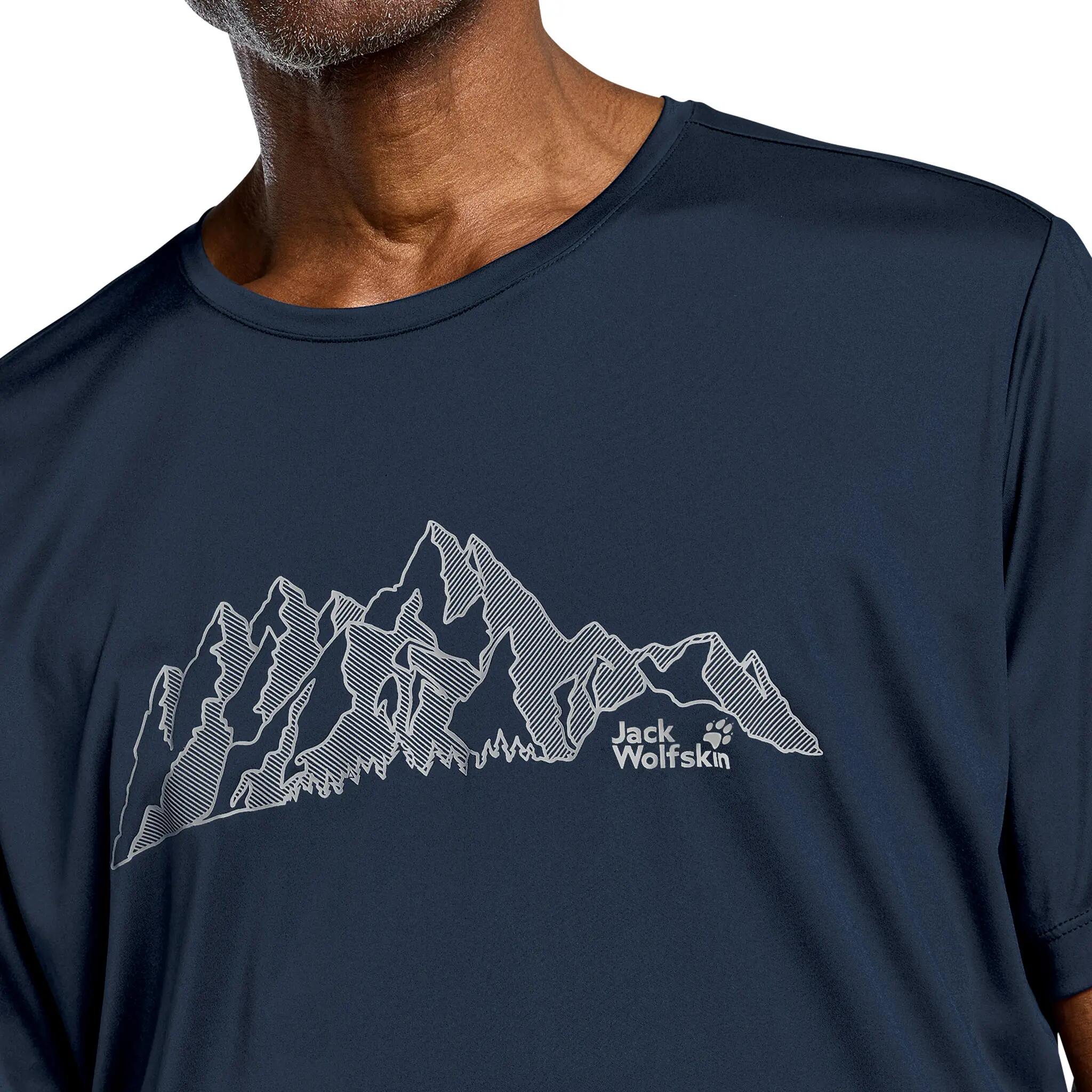 Funktionsshirt schnelltrocknend, geruchshemmend Herren - Peak Graphic T M 4/6