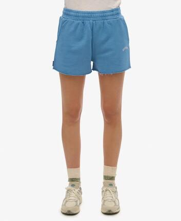 superdry Shorts Essential Logo teinture vêtement en coton bio – Spearmint Light
