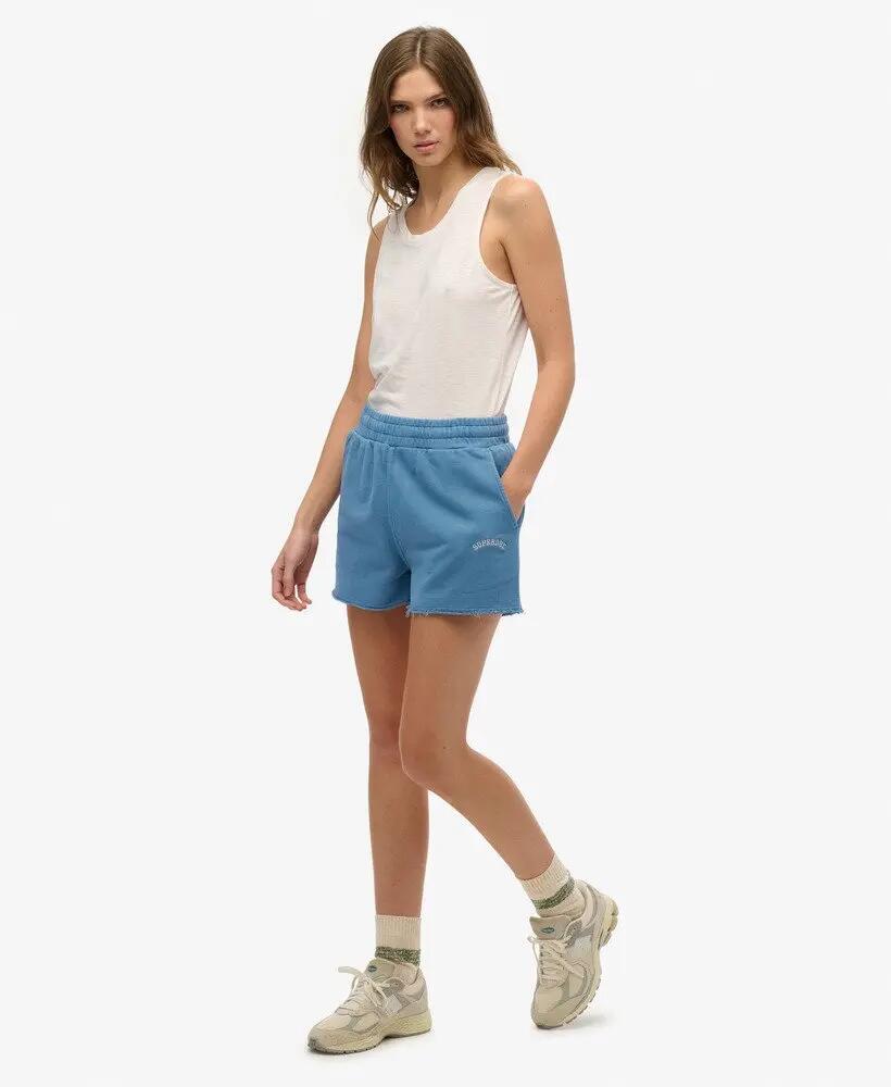 superdry Szorty Essential Logo Garment Dye – 100% bawełna organiczna, luźny krój 4/6