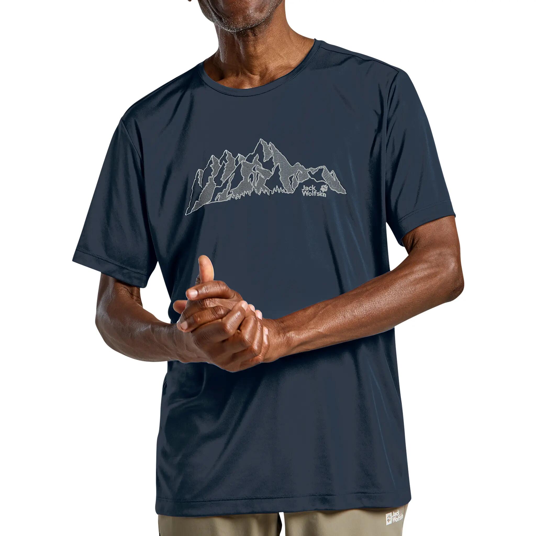 Funktionsshirt schnelltrocknend, geruchshemmend Herren - Peak Graphic T M 2/6
