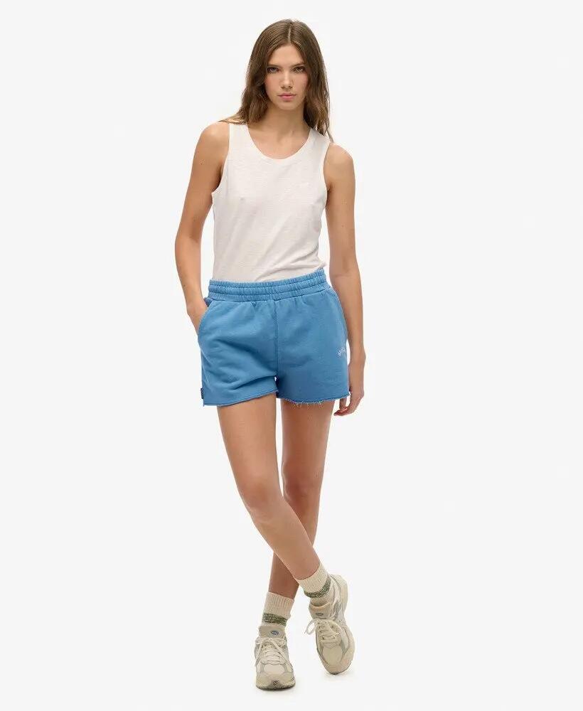 superdry Szorty Essential Logo Garment Dye – 100% bawełna organiczna, luźny krój 2/6