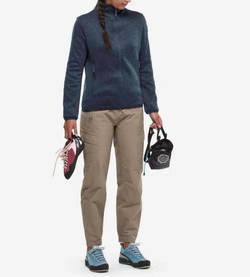 Veste Polaire Randonnée Femme Millet "CHAMONIX KNIT JKT W" L Bleu 4/5