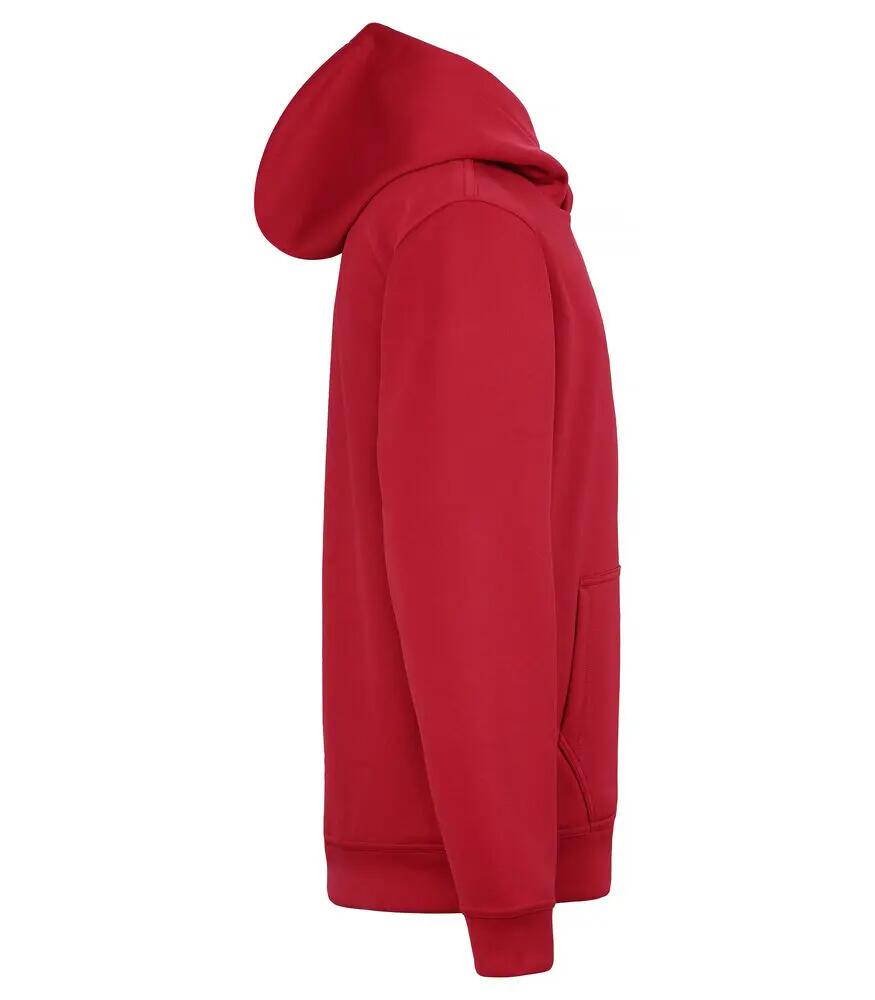 clique Basic Active Hoody Junior felpa con cappuccio in polyester spun dyed 4/4