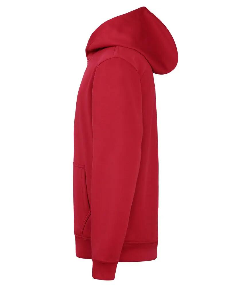 clique Basic Active Hoody Junior felpa con cappuccio in polyester spun dyed 3/4