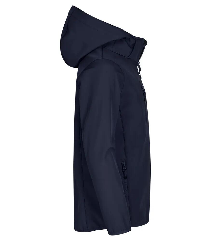 clique Classic Softshell Jacket Junior – 3 camadas, poliéster reciclado 4/4