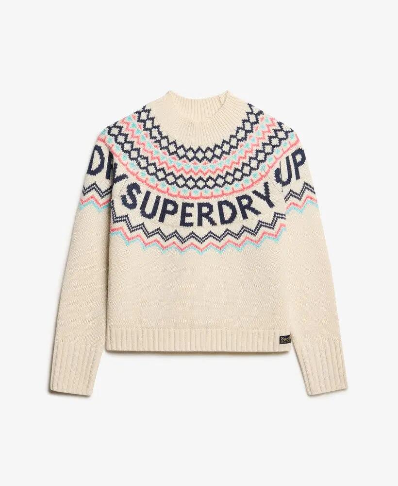 superdry Camisola Fairisle Branded em poliéster 6/6