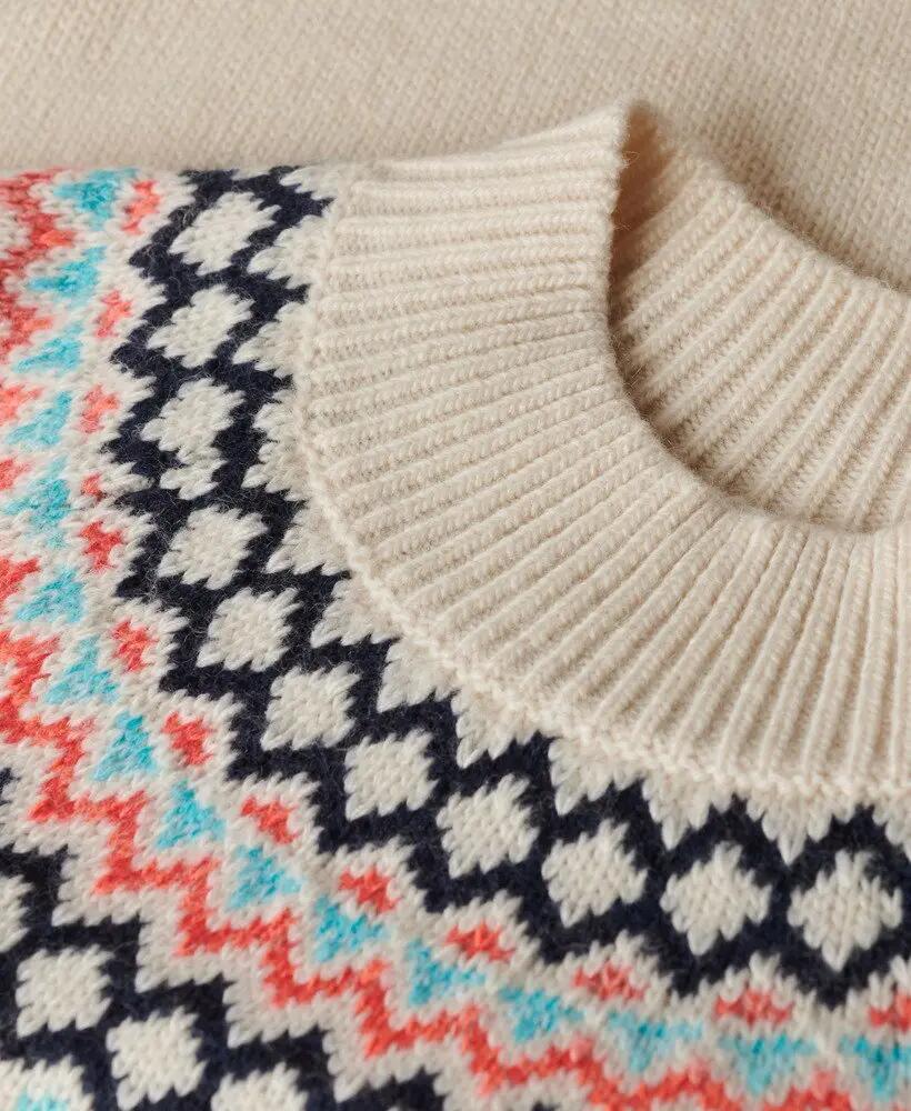 superdry Camisola Fairisle Branded em poliéster 5/6