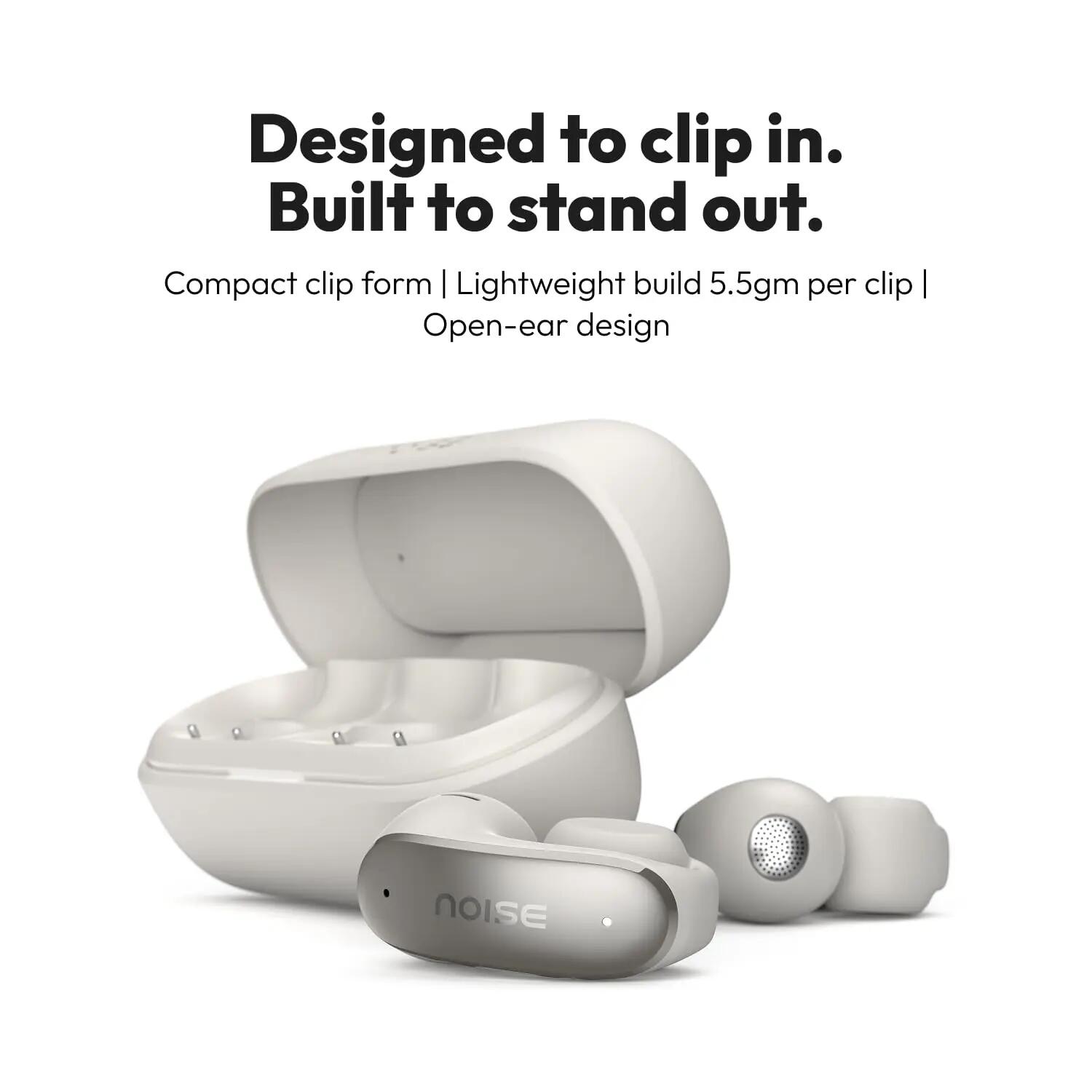 Écouteurs True Wireless NOISE ALT CLIP OWS Blancs 5/5