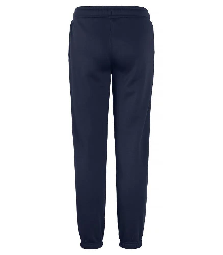 clique Basic Active Pants Junior in polyester tinto filo — Dark Navy 4/4