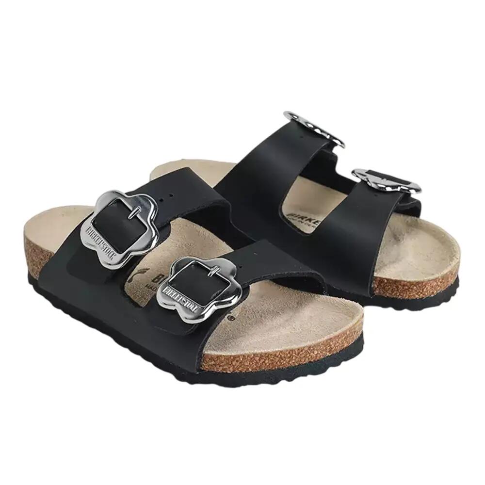 Sandales Motif/style Floral ARIZONA Enfant (Noir) 4/4