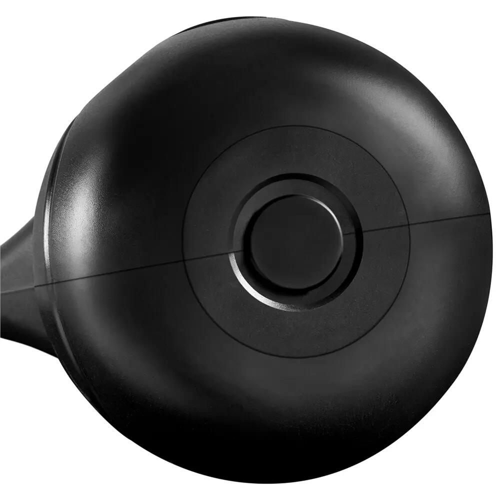 Pesa rusa kettlebell 20 kg de HDPE para gimnasio en casa, negro 4/12