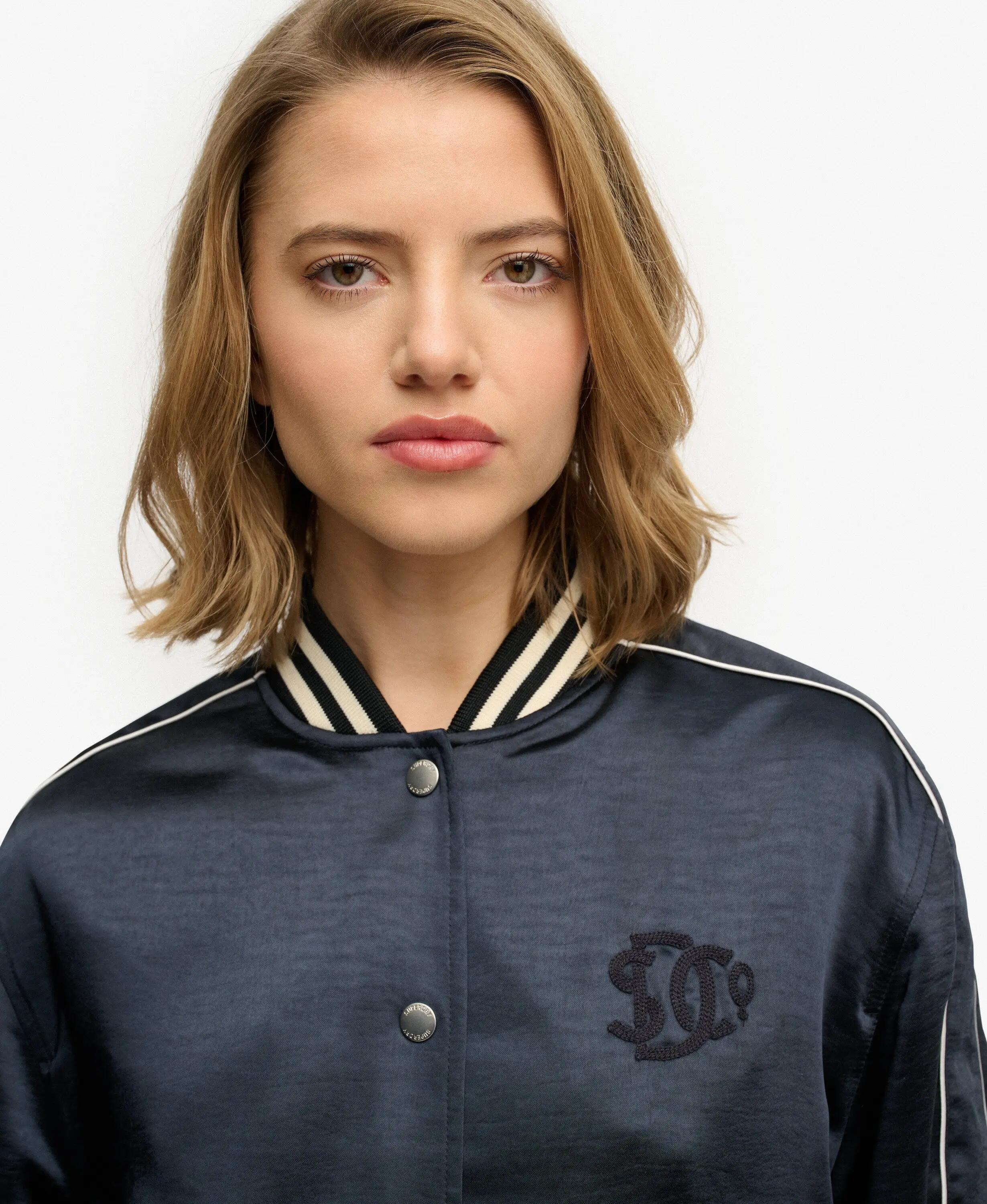 superdry Bomber Varsity Satin corte slim 4/7