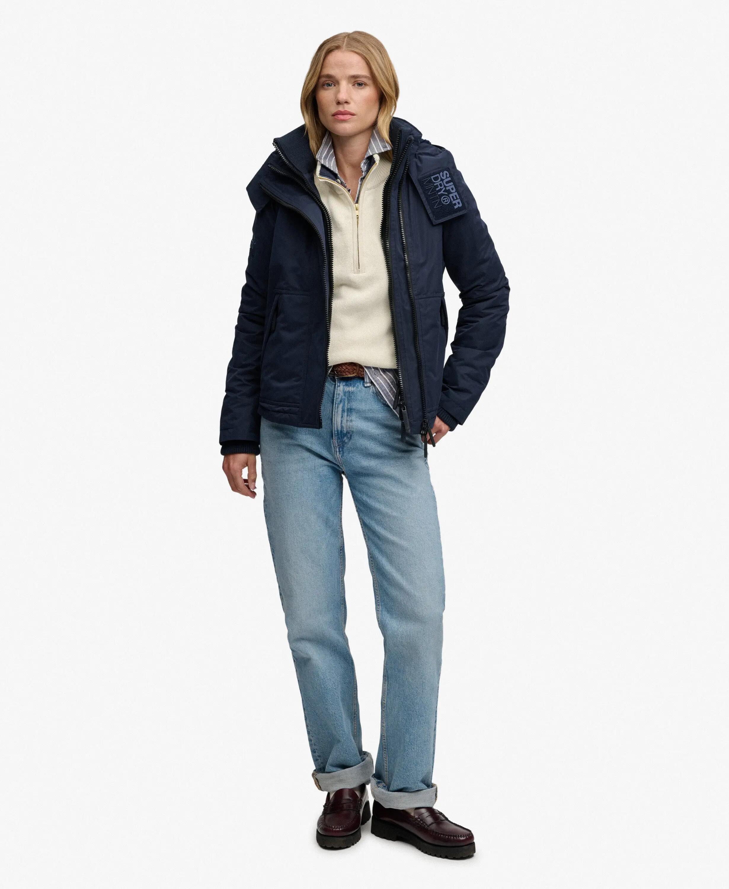 superdry Veste à capuche Microfibre Arctic Windcheater – DWR – DARKEST NAVY 3/6