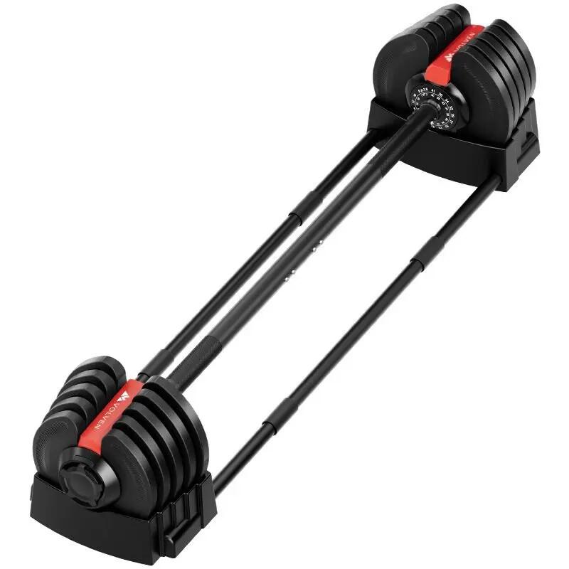 Nastaviteľná činka a činková tyč pre cvičenia 2-41 kg