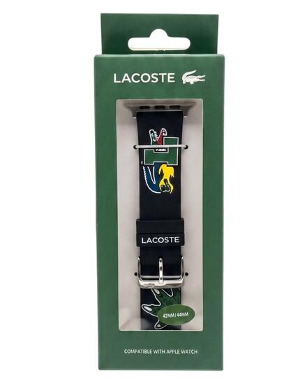 Correa de silicona Lacoste para Apple Watch 38/40 mm con estampado de cómic