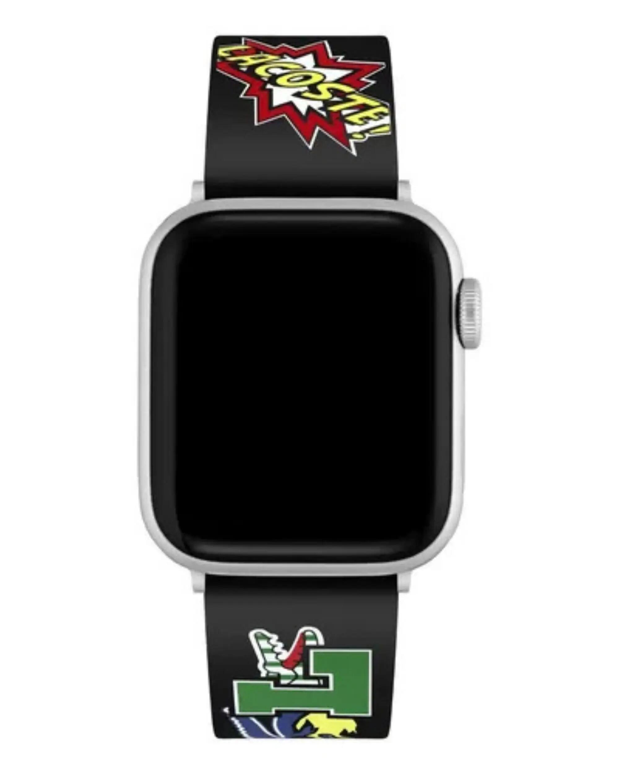 Pasek silikonowy Lacoste do zegarka Apple Watch 38/40 mm 3/5