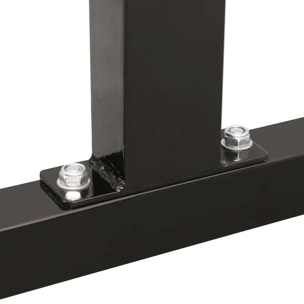 Barres de traction gym pour entraînements musculation pour pompes noir 6/6