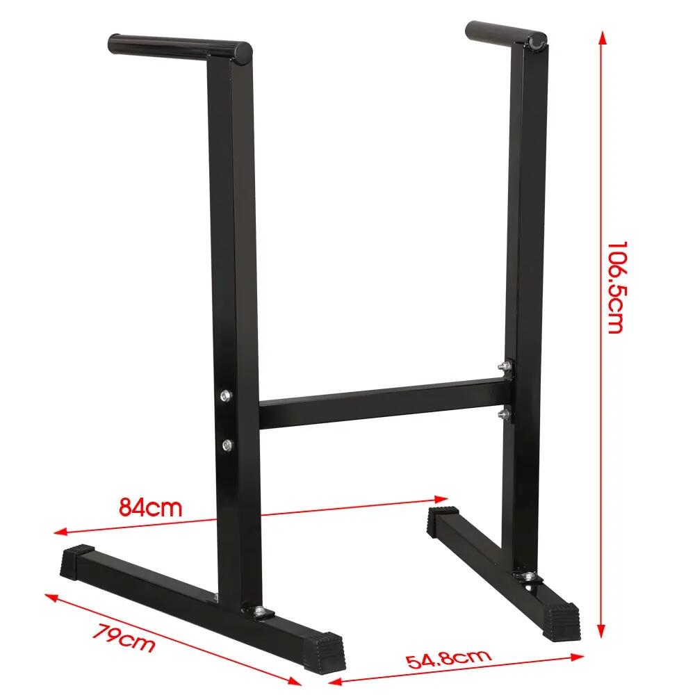 Barres de traction gym pour entraînements musculation pour pompes noir 4/6
