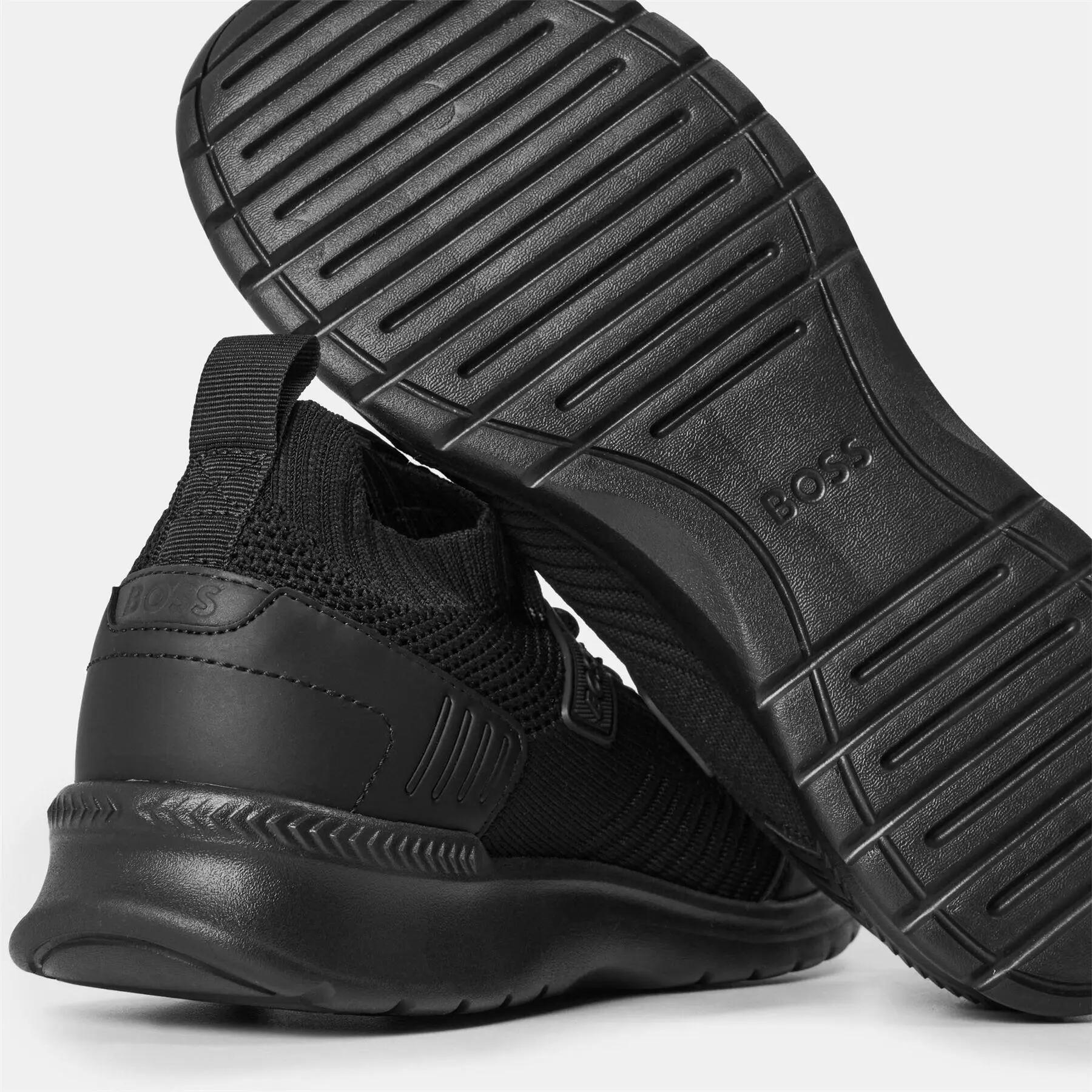 Mens Extreme Suede Running Trainers (Black) 4/6