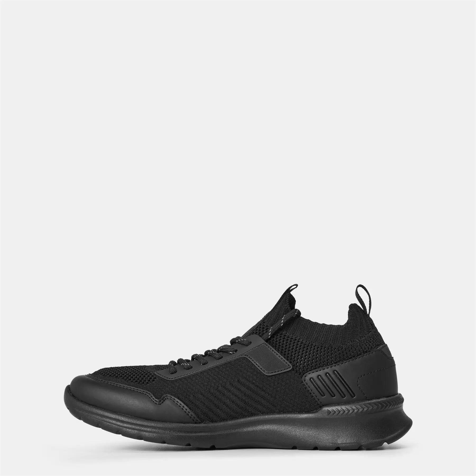 Mens Extreme Suede Running Trainers (Black) 3/6