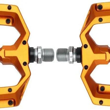 Pair of HT Components Spider AF03 Orange Flat Pedals