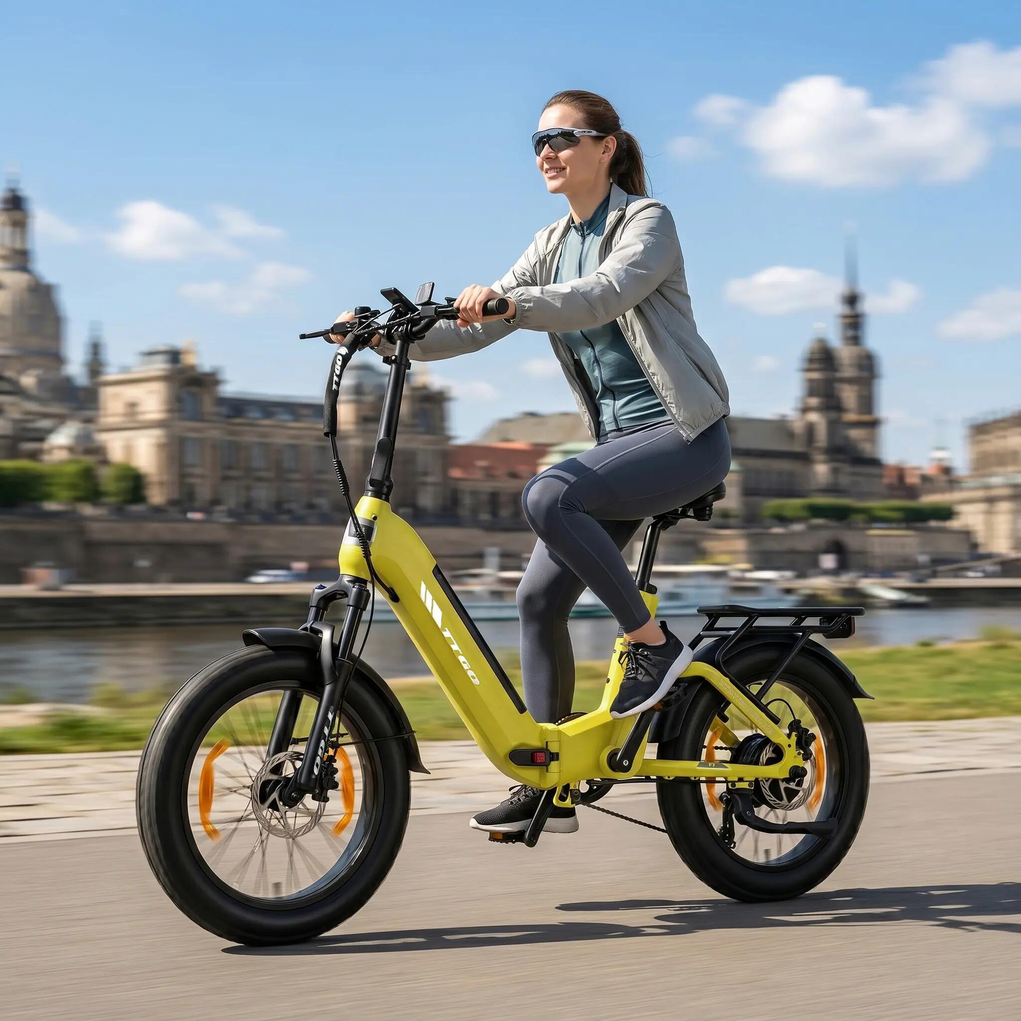 Felnőtt elektromos kerékpár F7, 20"×3,0"-os gumiabroncs, 48V15AH akkumulátor 15/15