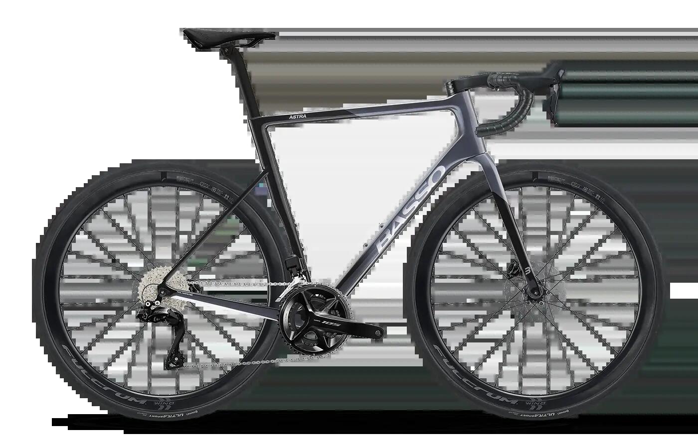 Bicicleta sosea Basso Astra Shimano 105 Di2 - gri cobalt