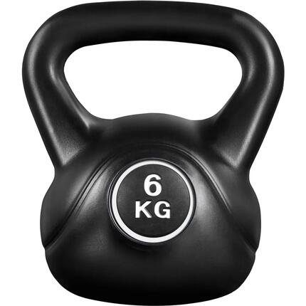 Kugelhantel Kettlebell für Training aus Beton, Gewicht 6 kg