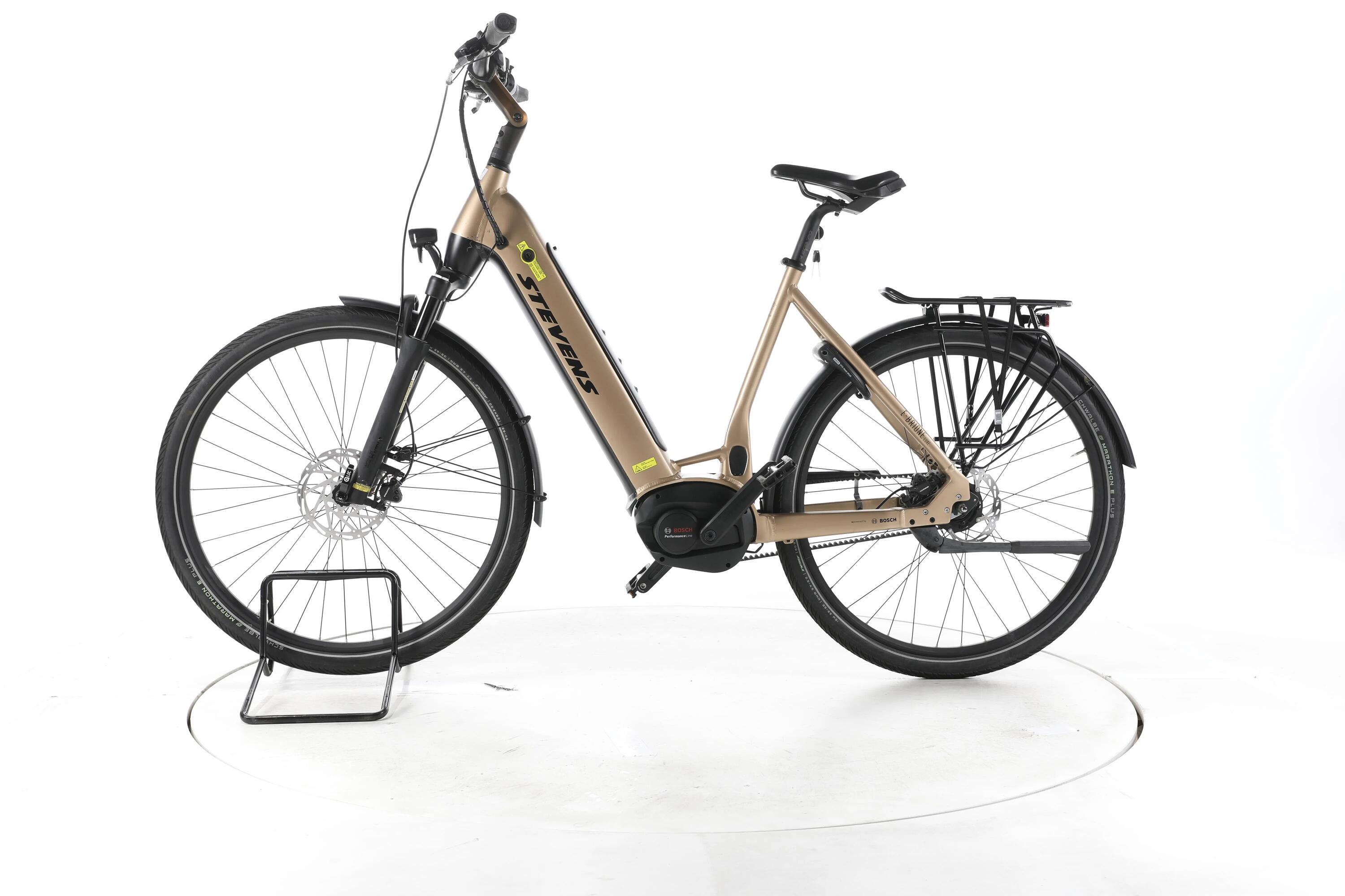 Tweedehands - Stevens E-Brione Luxe City E-Bike Lage instap - Goed 6/7