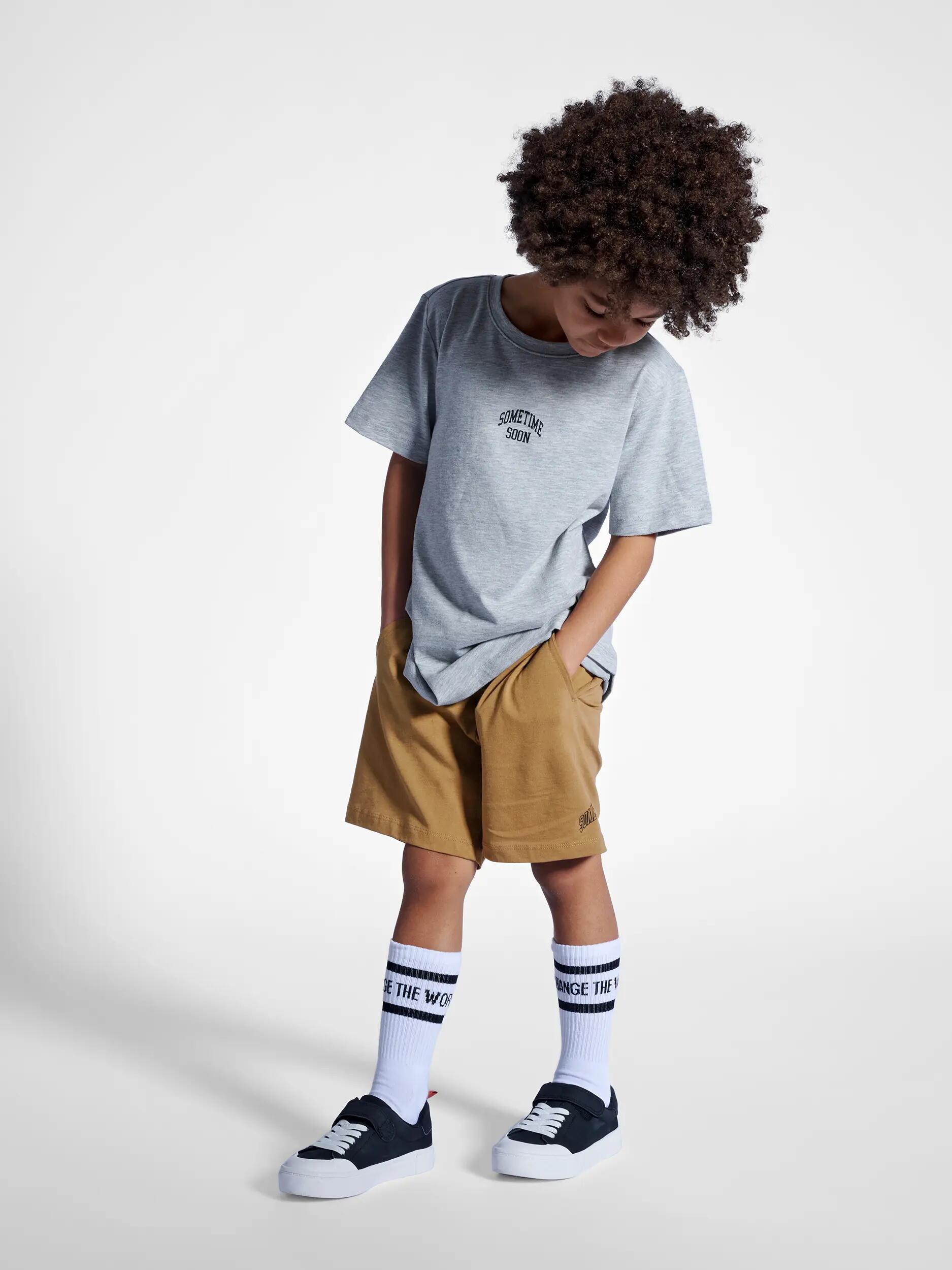 hummel stmOCEAN Shorts aus weichem Jersey - Bio-Baumwolle 3/5
