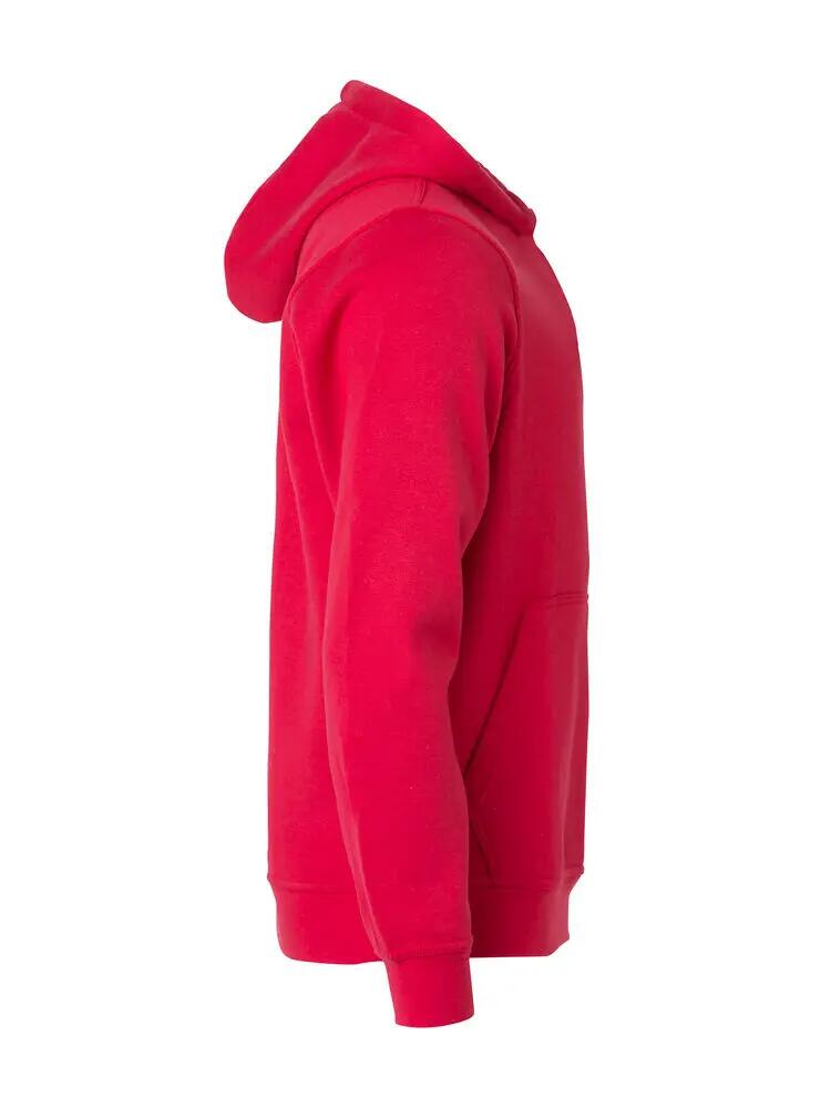 clique Basic Hoody Junior felpa con cappuccio rossa 4/4