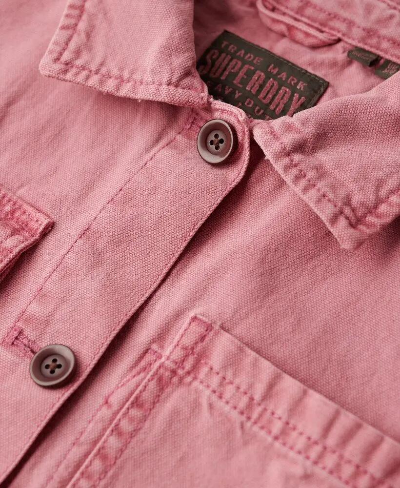 superdry Cazadora Four Pocket Chore algodón orgánico Dusty Rose 3/7