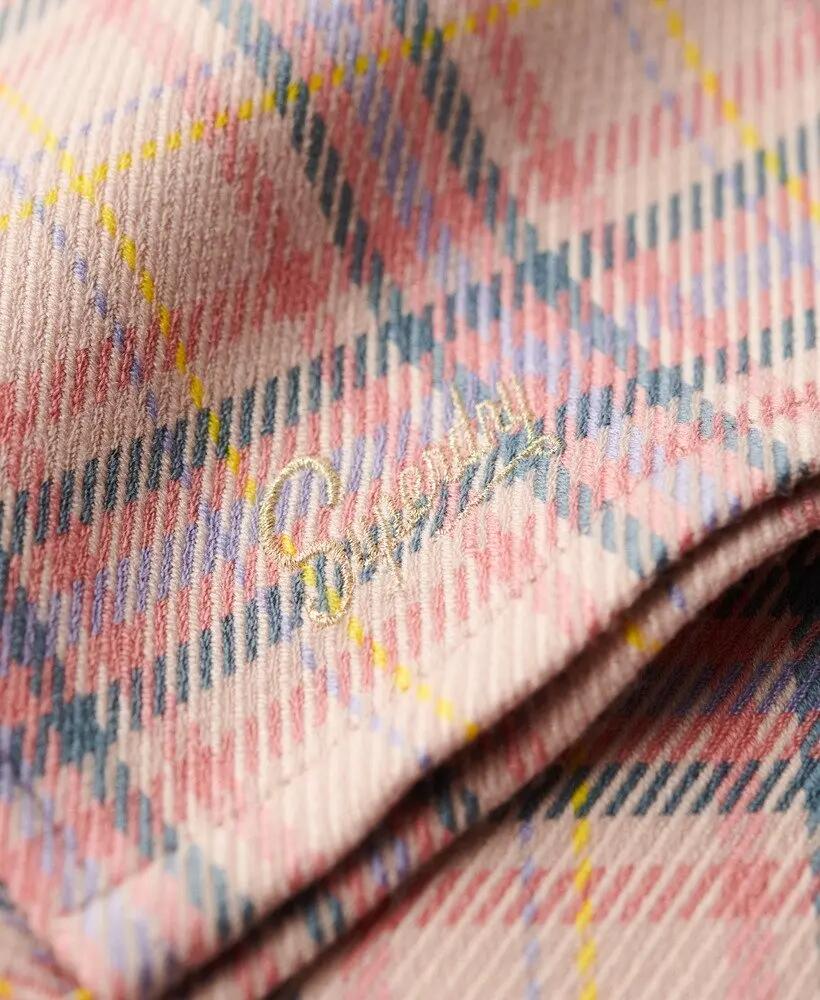 superdry Jupe courte à carreaux - Rose 4/5