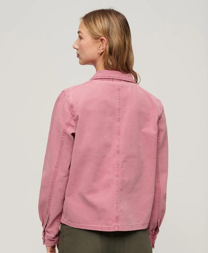 superdry Cazadora Four Pocket Chore algodón orgánico Dusty Rose 2/7