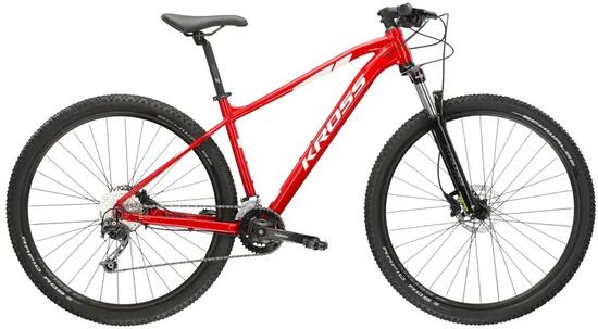 Rower górski MTB Kross Level 3.0 29" M (17") 18 biegów hydrauliczne czerwony